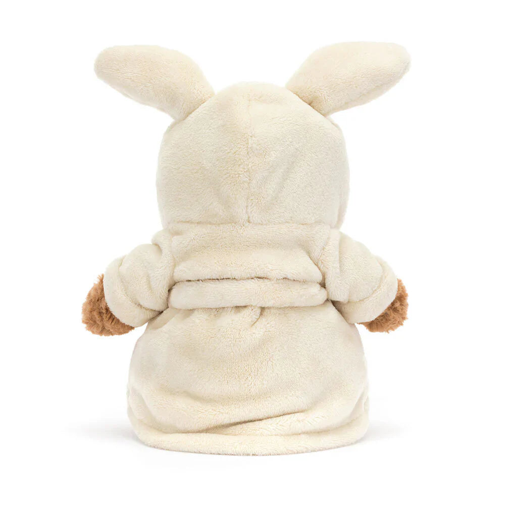 Jellycat Bartholomew Bear Bathrobe Plush Toy – Soft Cuddly Teddy Gift