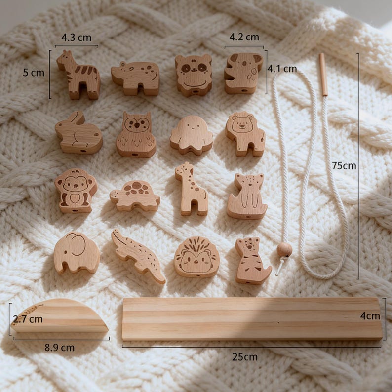 Shell & Joke Shop Wooden Animal Balancing Stacking Toy for Kids