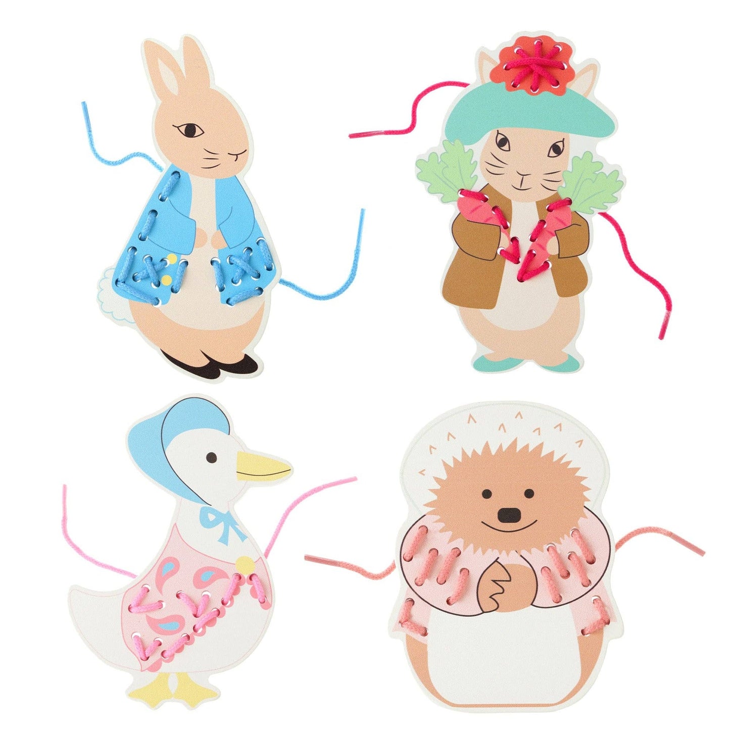 Shell & Joke Shop Kids Stitching Kit for Children Ages 3+ – Creative Sewing Craft Set with Animal Cards